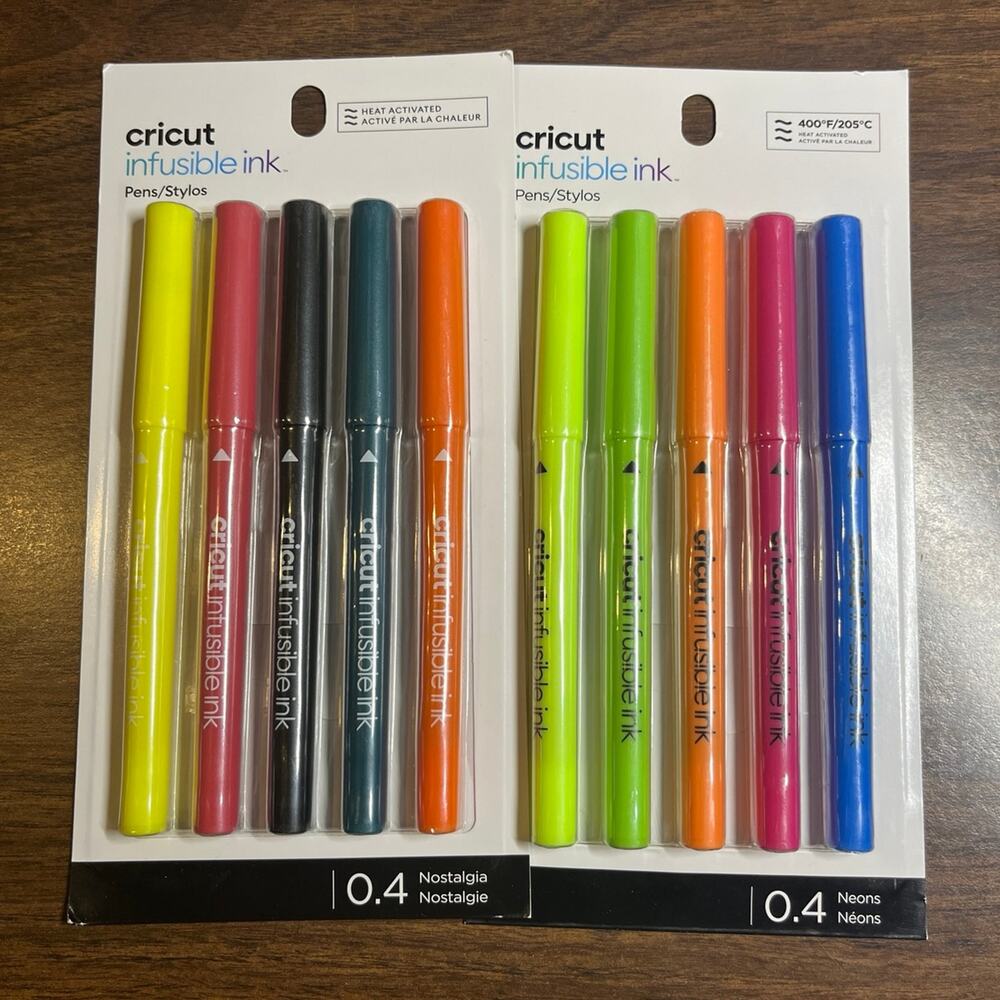 10 Cricut Infusible Ink Pen Set